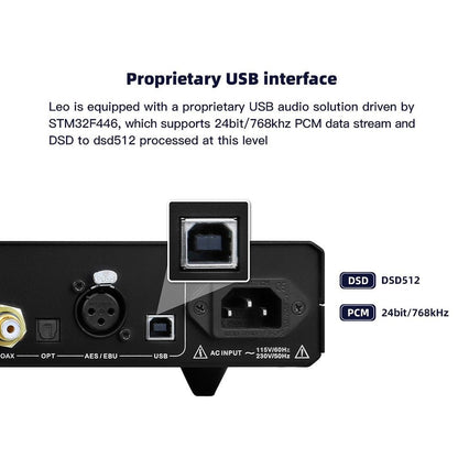 MUSICIAN LEO Thesycon USB ARM STM32F446 Audio Digital Interface - The HiFi Cat