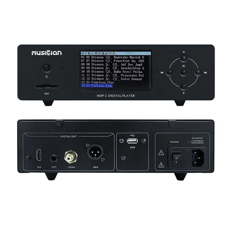 Musician MDP-2 SD card U disk USB Digital player 4.3 inch DSD