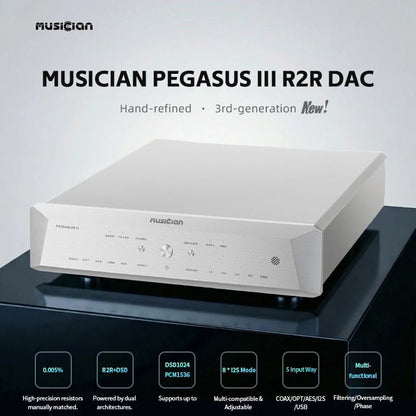 MUSICIAN PEGASUS III R2R DAC - True Balanced 24 - Bit Ladder DAC - The HiFi Cat