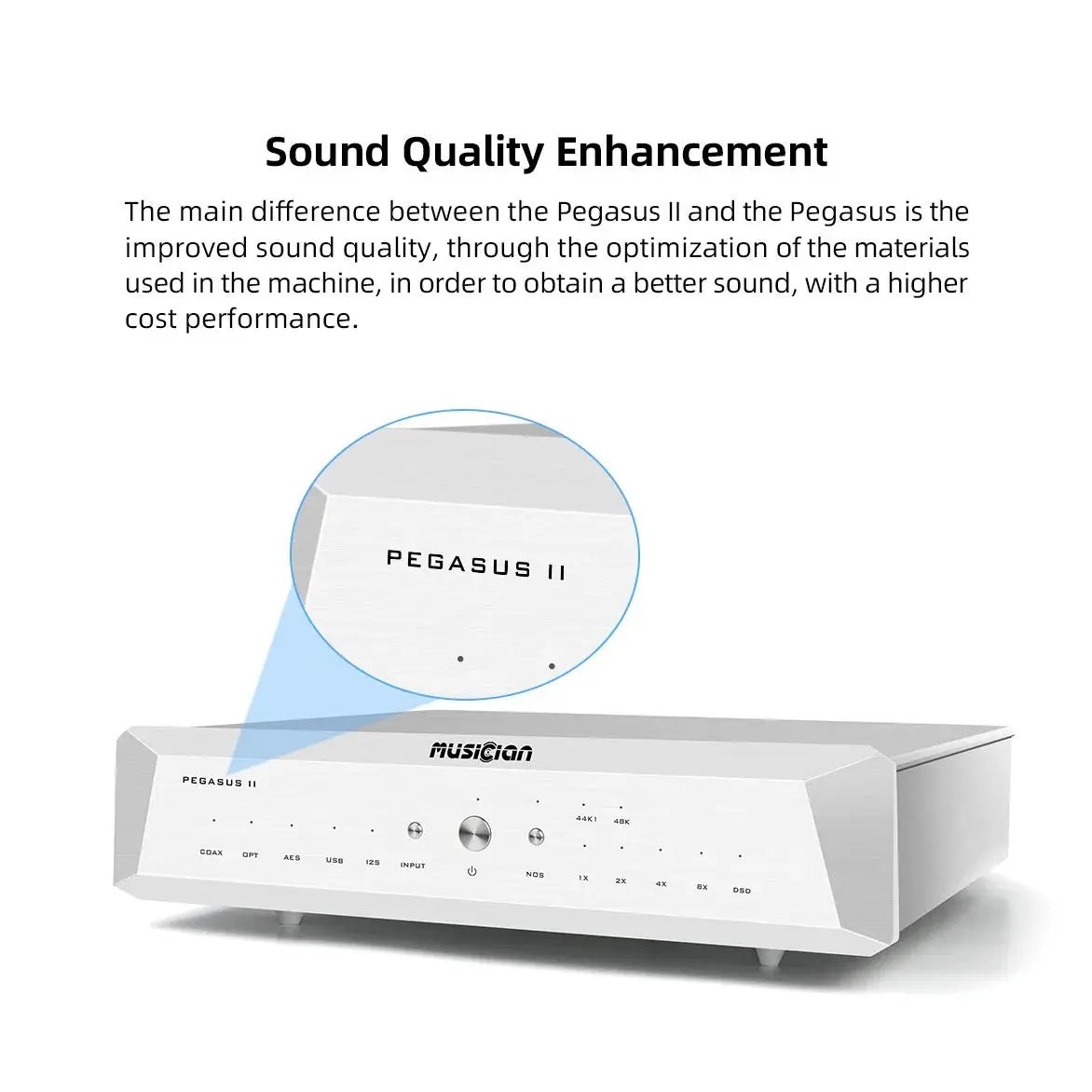 MUSICIAN PEGASUSII True Balanced R2R 6BIT DSD Resistance DAC - The HiFi Cat