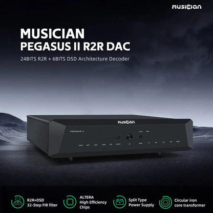 MUSICIAN PEGASUSII True Balanced R2R 6BIT DSD Resistance DAC - The HiFi Cat