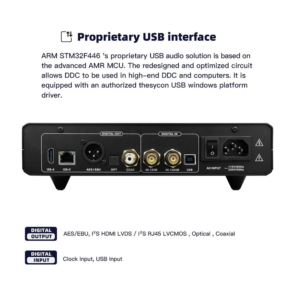 MUSICIAN PISCES HIFI Digital Interface I2S Accurate FEMTO Clock - The HiFi Cat