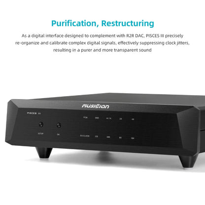MUSICIAN PISCES III HiFi DDC Digital Interface | FEMTO TCXO | I2S HDMI RJ45 - The HiFi Cat
