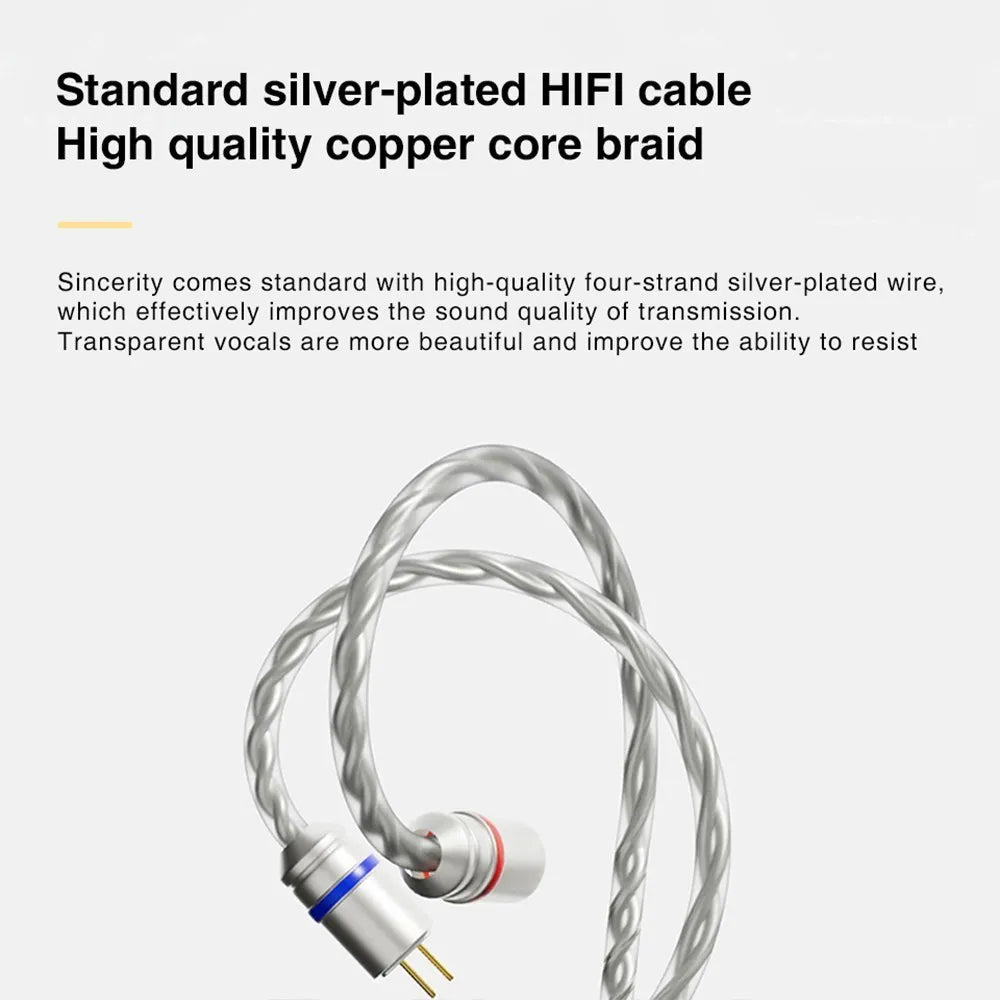 ND 001 10 - Unit Stage Hifi Wired Resin Wire - changeable Earphone IEM - The HiFi Cat