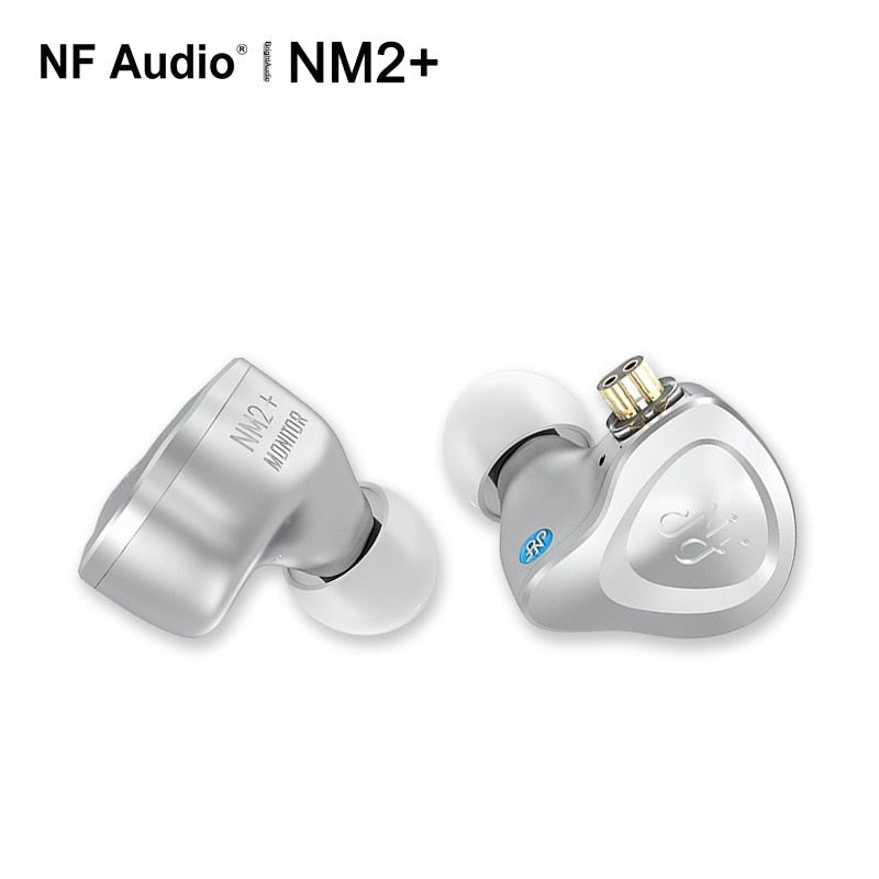 NF Audio NM2+ Dual Cavity Dynamic In - ear Monitor Earphone Aluminum shell with Adaper(6.35 to 3.5) 2 Pin 0.78mm Detachable Cable - The HiFi Cat