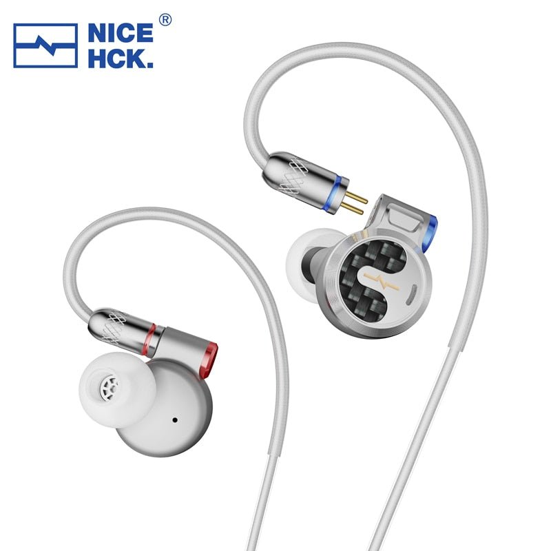 NiceHCK F1 3.5mm/4.4mm Flagship In - ear Earphone 14.2mm Planar Diaphragm Driver - The HiFi Cat