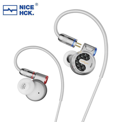 NiceHCK F1 3.5mm/4.4mm Flagship In - ear Earphone 14.2mm Planar Diaphragm Driver - The HiFi Cat