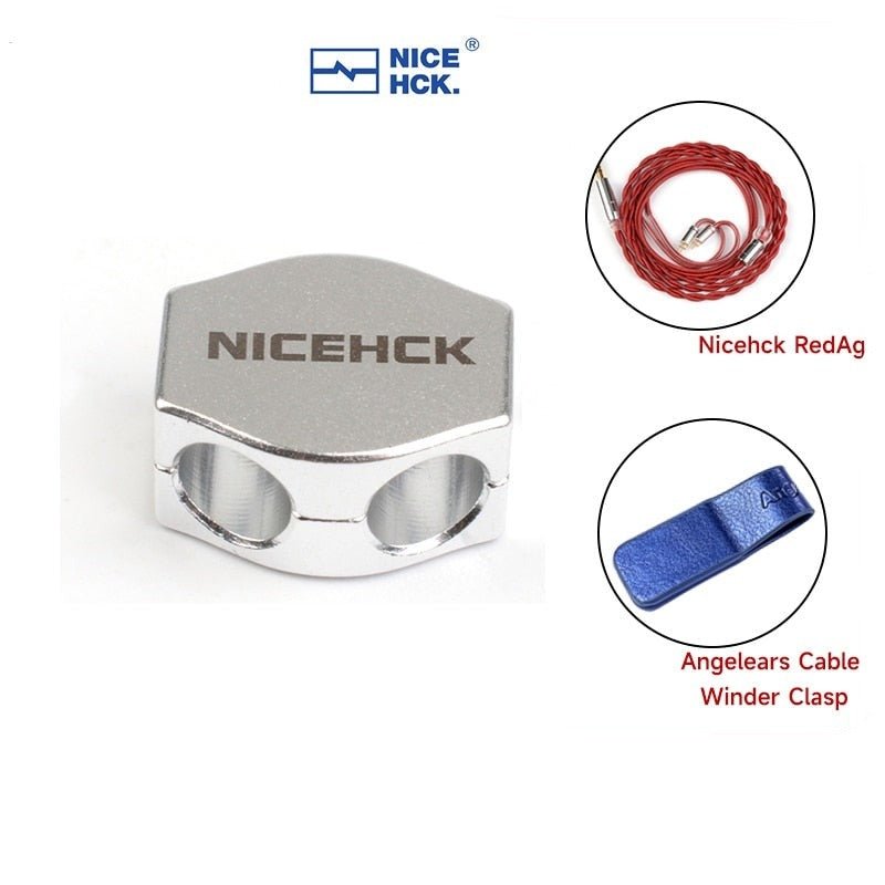 NiceHCK HiFi Cable Slider Alloy Material Shock Absorbing and Reduce Stethoscope effect Acoustic - The HiFi Cat