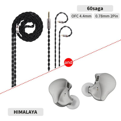 NICEHCK HIMALAYA 10mm Flagship Titanium Alloy Cavity Dynamic Earphones - The HiFi Cat