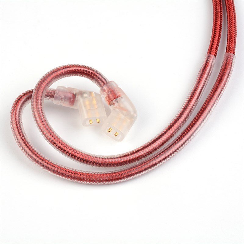 NiceHCK RedAg 4N Pure Silver HiFi Earphone Coaxial Cable 3.5/2.5/4.4mm - The HiFi Cat