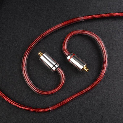 NiceHCK RedAg 4N Pure Silver HiFi Earphone Coaxial Cable 3.5/2.5/4.4mm - The HiFi Cat