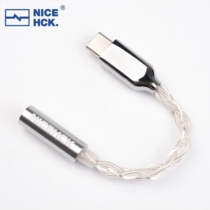 NiceHCK TC3 DAC Amplifier ALC5686 Chip Type - C to 3.5mm Adapter Cable - The HiFi Cat