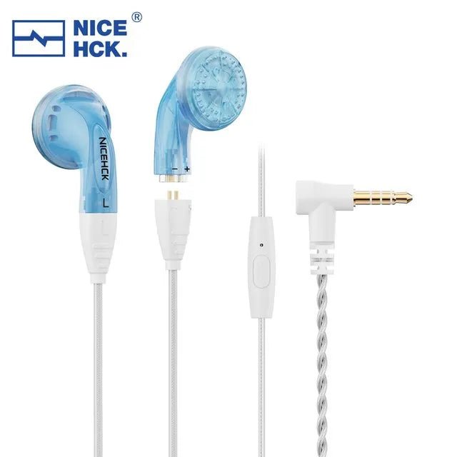 NiceHCK YDX 14.8mm Driver HiFi Headset IEM Microphone Earphone - The HiFi Cat