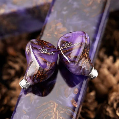 QOA Adonis 2 New 1DD+2BA Hybrid In Ear Earphones Pinecone Resin Shell IEMs - The HiFi Cat