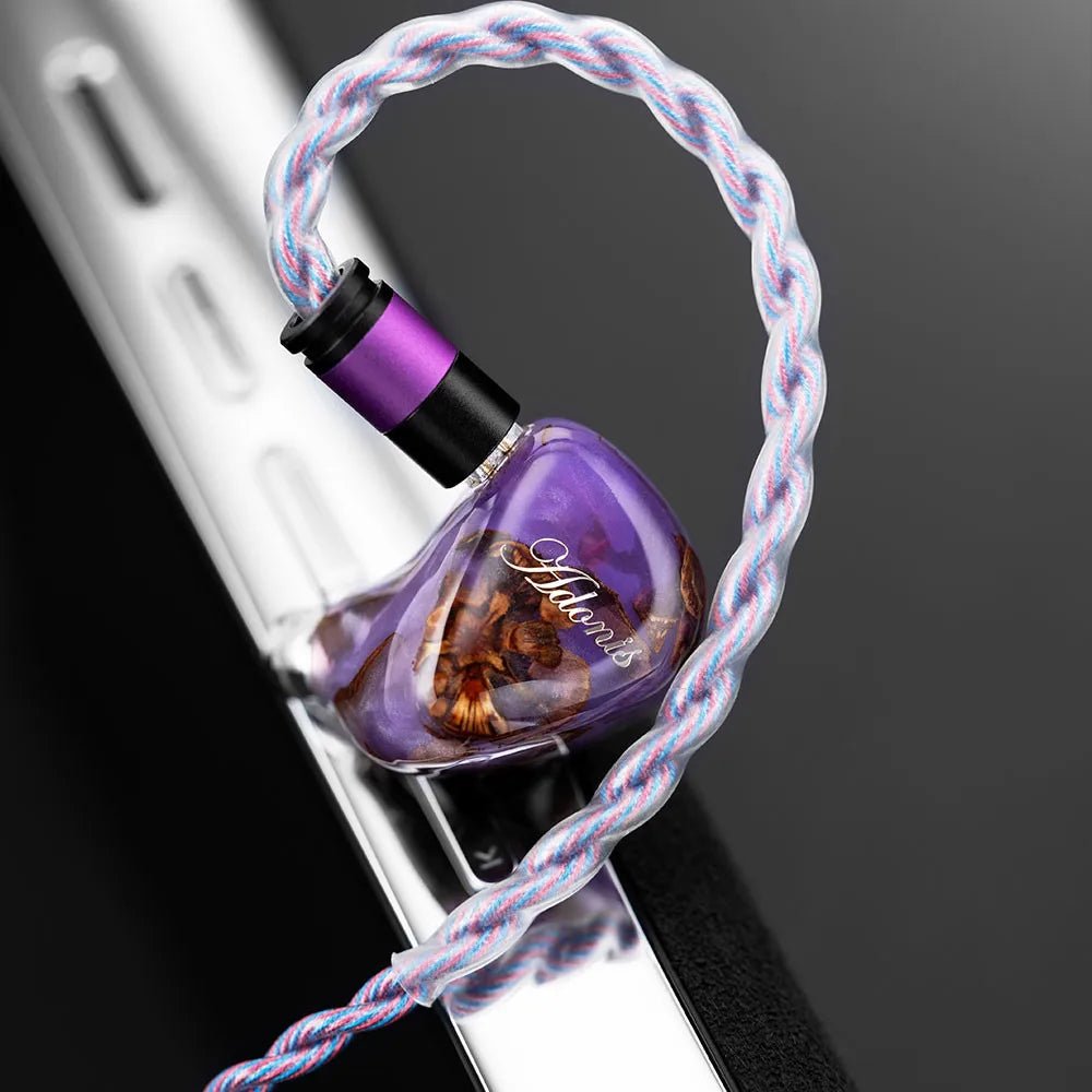 QOA Adonis 2 New 1DD+2BA Hybrid In Ear Earphones Pinecone Resin Shell IEMs - The HiFi Cat