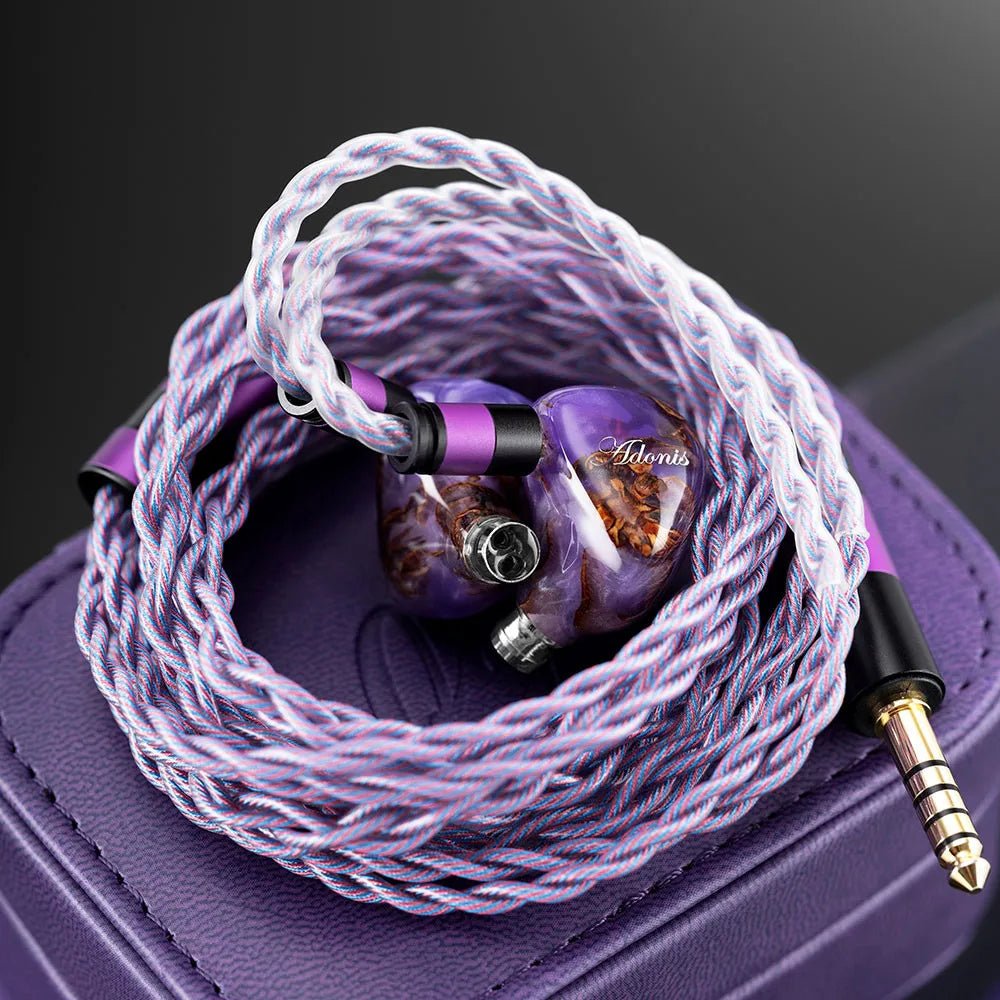 QOA Adonis 2 New 1DD+2BA Hybrid In Ear Earphones Pinecone Resin Shell IEMs - The HiFi Cat