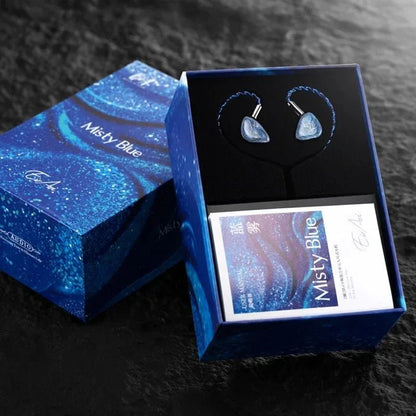 QOA MistyBlue 2DD+2BA Hybrid Hifi Studio Audiophiles IEM - The HiFi Cat