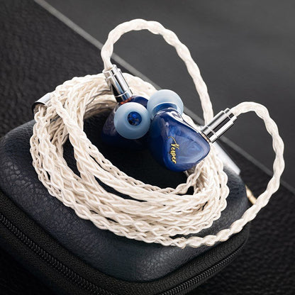 QOA Vesper 2 Resin HIFI In - ear Earphone Monitor 1DD+1 Knowles BA Hybrid Driver - The HiFi Cat