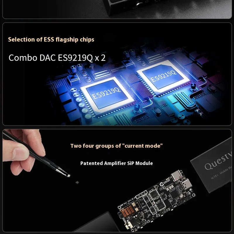 Questyle M18i Portable Bluetooth Lossless Decoding Headphone Amplifier With DAC - The HiFi Cat