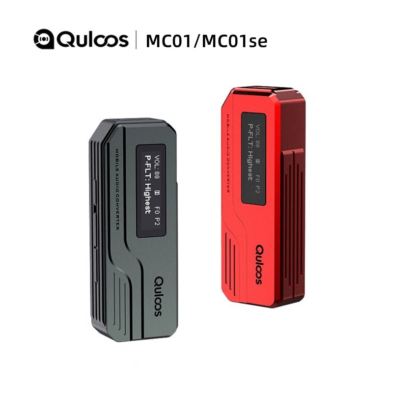 Quloos QLS MC01/MC01se Portable USB DAC/AMP Dual Flagship CS43131 HiFi Decoder Headphone Amplifier - The HiFi Cat