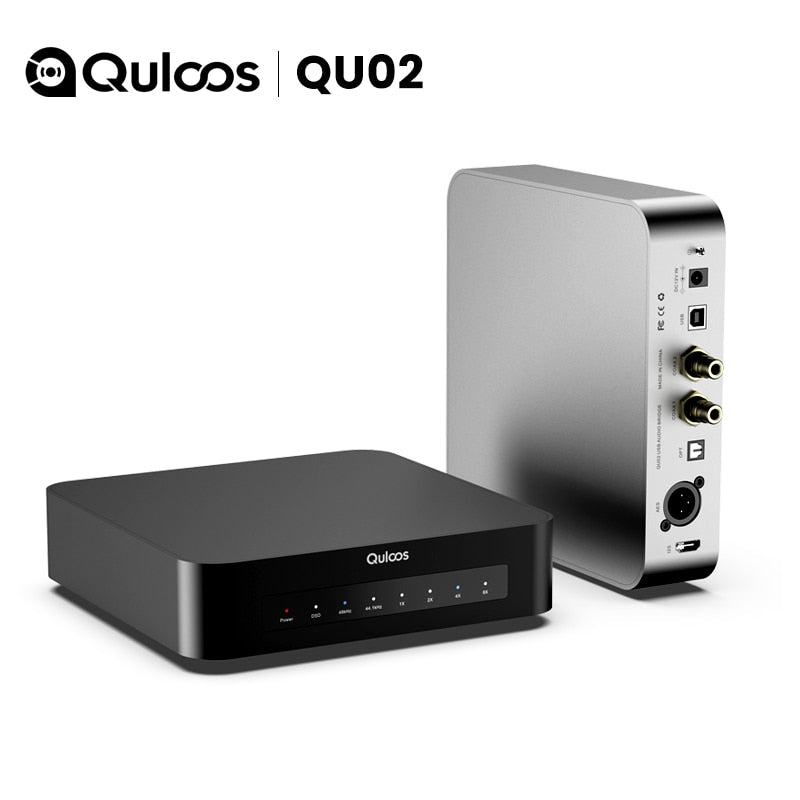 Quloos QU02 USB Bridge USB Digital Audio Interface to SPDIF AES/EBU I2S Support DSD512 - The HiFi Cat