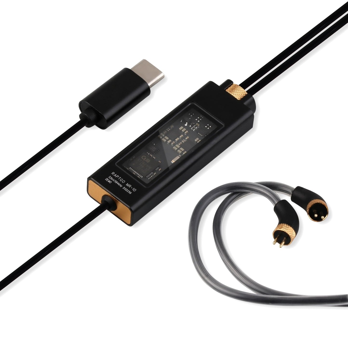 RAPTGO MR - 10 Type - C Audio Cable: 0.78mm/2PIN, Advanced DAC Technology - The HiFi Cat