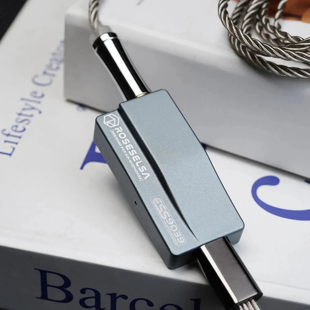 ROSESELSA RS9039 Portable Flagship - Grade USB DAC/AMP ES9039Q2M - The HiFi Cat