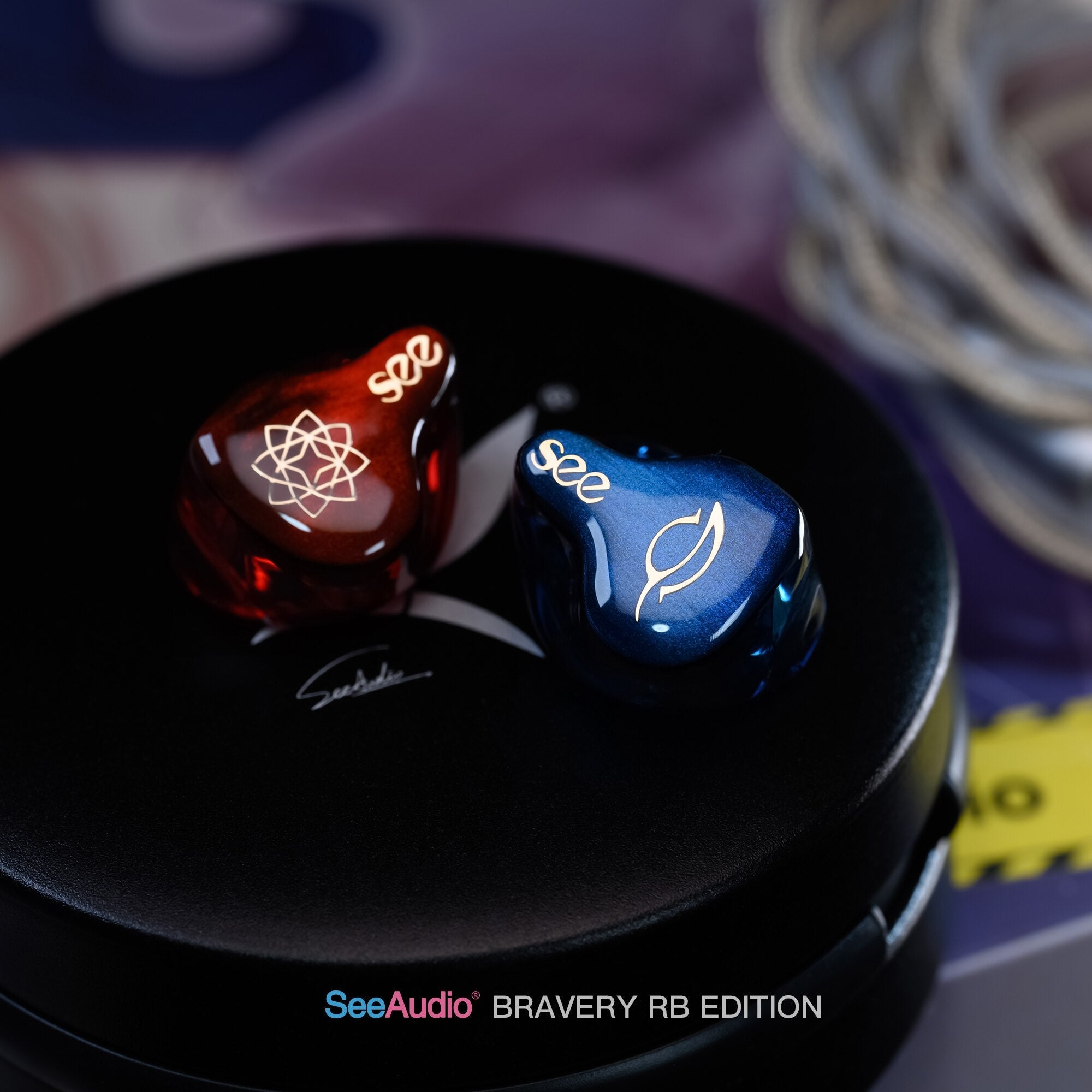 SeeAudio Bravery RB Edition Anniversary 4 Balanced Armature In-Ear  Headphones