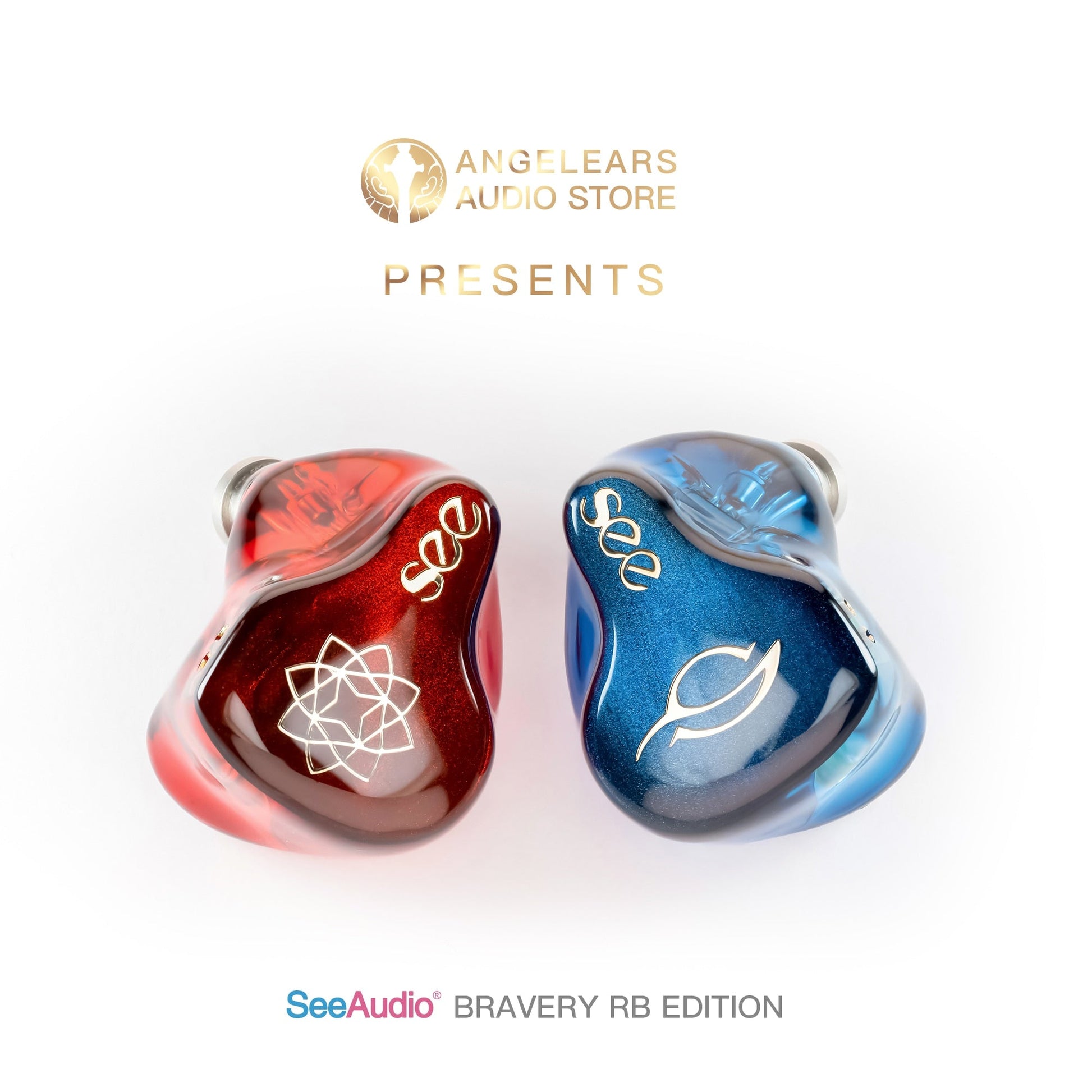 SeeAudio Bravery RB Edition Anniversary 4 Balanced Armature In - Ear Headphones - The HiFi Cat