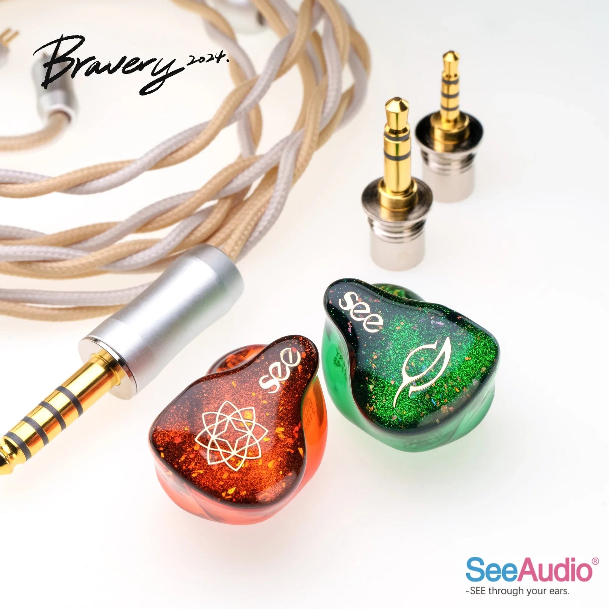 SeeAudio Bravery24 4 Balanced Armature Hifi In - Ear Earphones IEM - The HiFi Cat