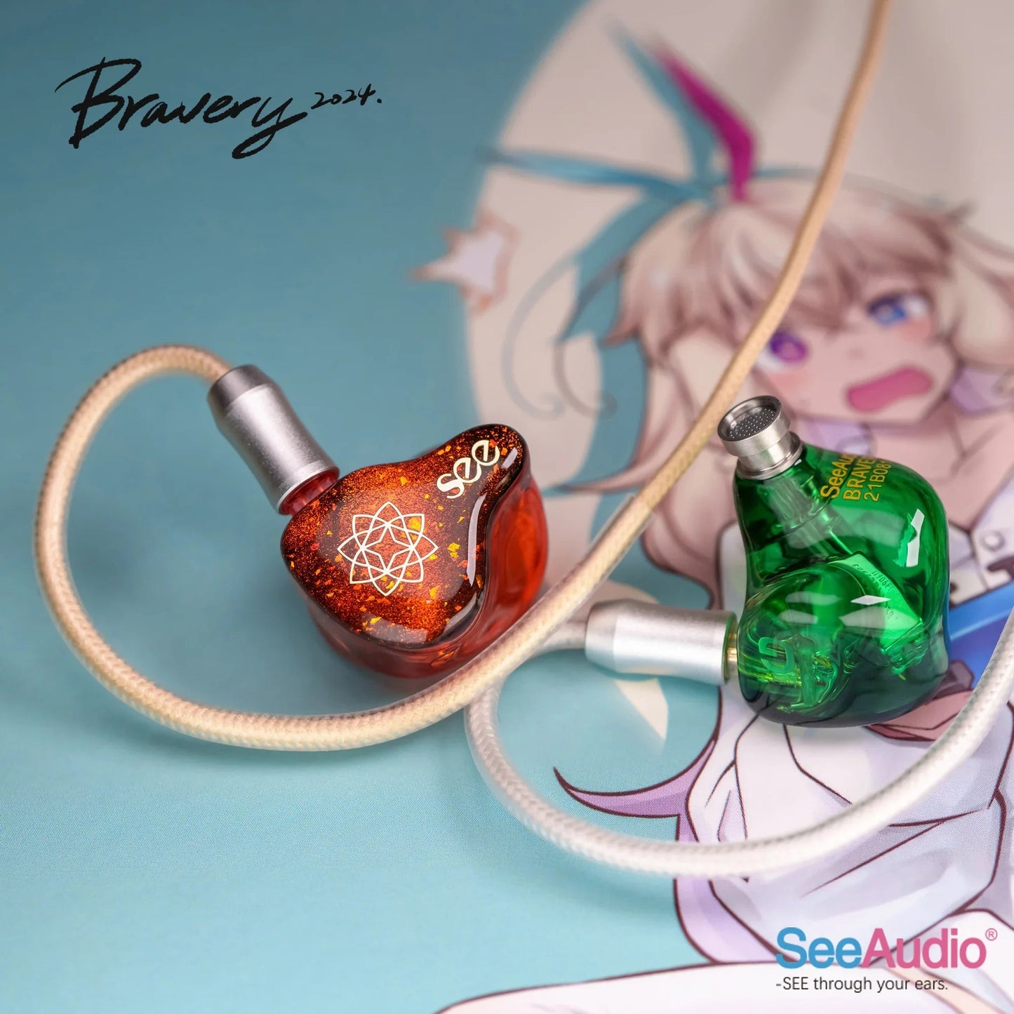 SeeAudio Bravery24 4 Balanced Armature Hifi In - Ear Earphones IEM - The HiFi Cat