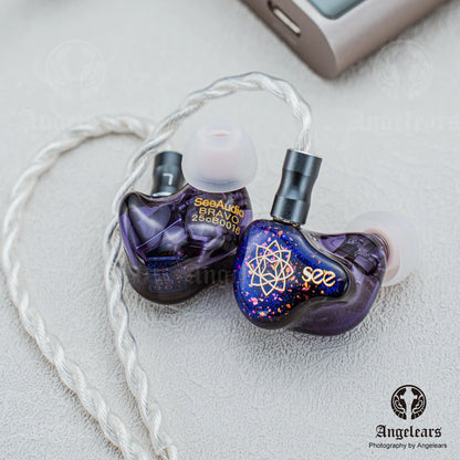 SeeAudio Bravo 3BA+1DD Hybrid IEM | Four-Way Crossover | 3.5mm & 4.4mm - The HiFi Cat