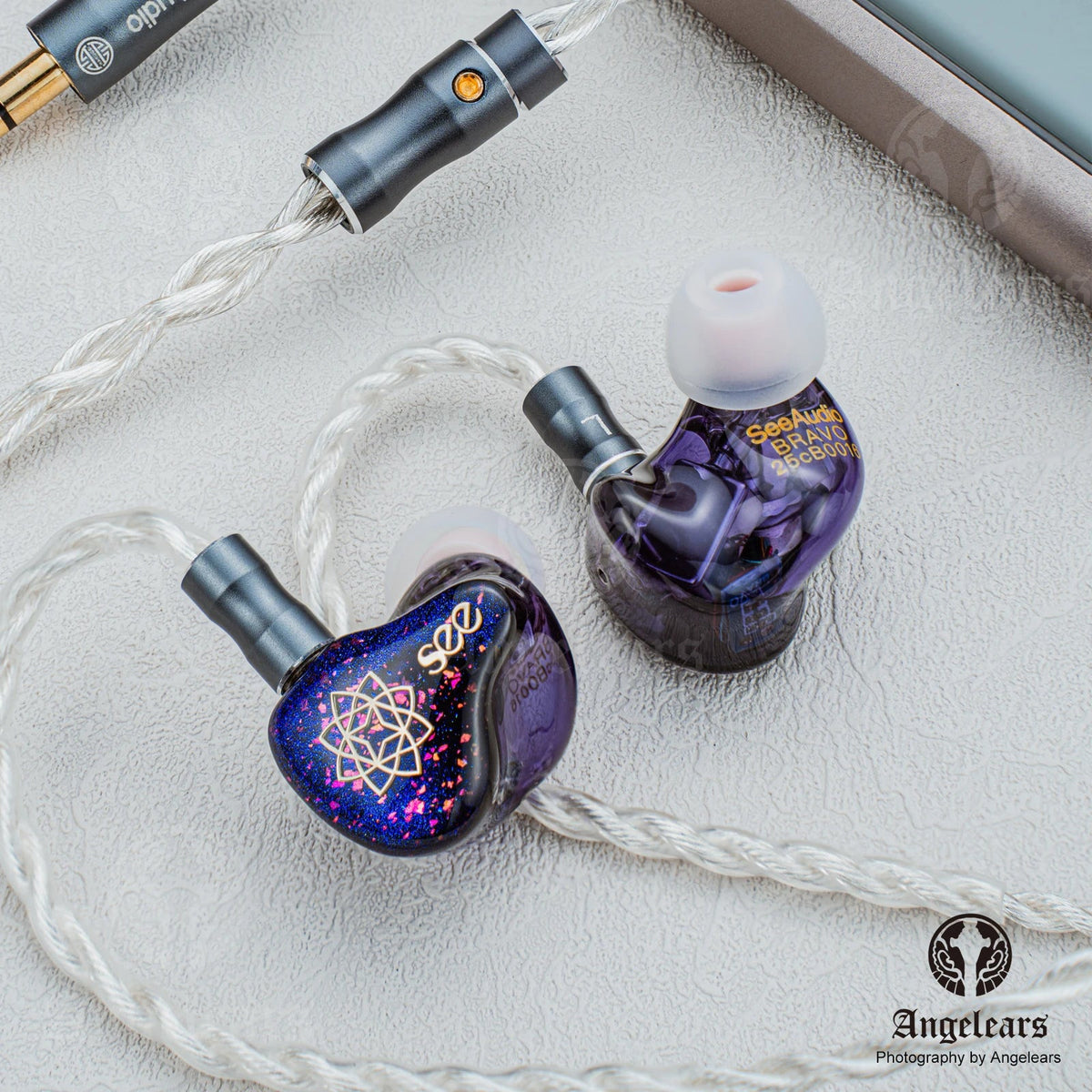 SeeAudio Bravo 3BA+1DD Hybrid IEM | Four-Way Crossover | 3.5mm & 4.4mm - The HiFi Cat