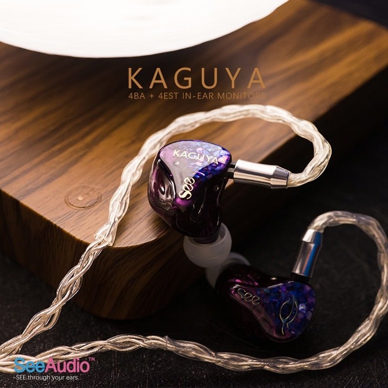 SeeAudio Kaguya 4BA+4EST ELECTROSTATIC IN - EAR Earphones - The HiFi Cat