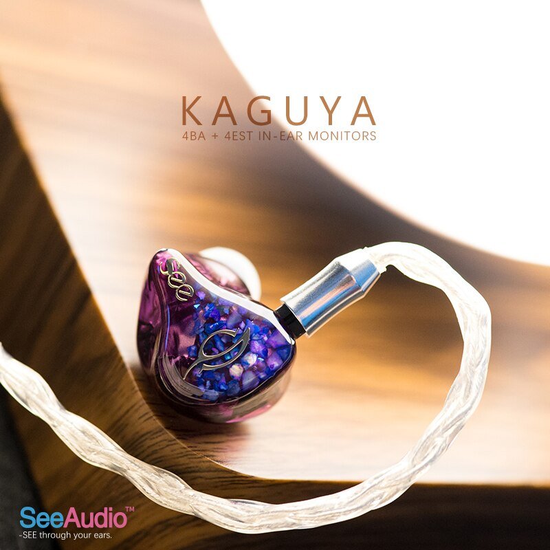 SeeAudio Kaguya 4BA+4EST ELECTROSTATIC IN - EAR Earphones - The HiFi Cat