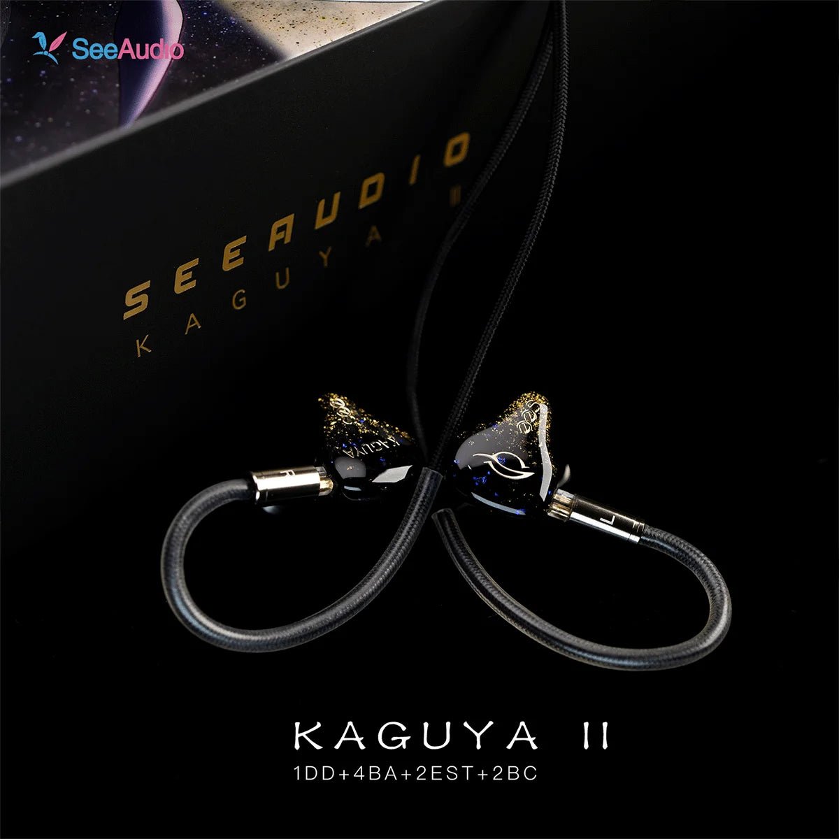 SeeAudio KAGUYA II 1DD+4BA+2EST+2BC In - ear Earphone - The HiFi Cat