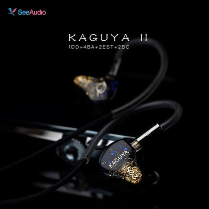 SeeAudio KAGUYA II 1DD+4BA+2EST+2BC In - ear Earphone - The HiFi Cat