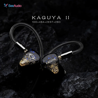 SeeAudio KAGUYA II 1DD+4BA+2EST+2BC In - ear Earphone - The HiFi Cat