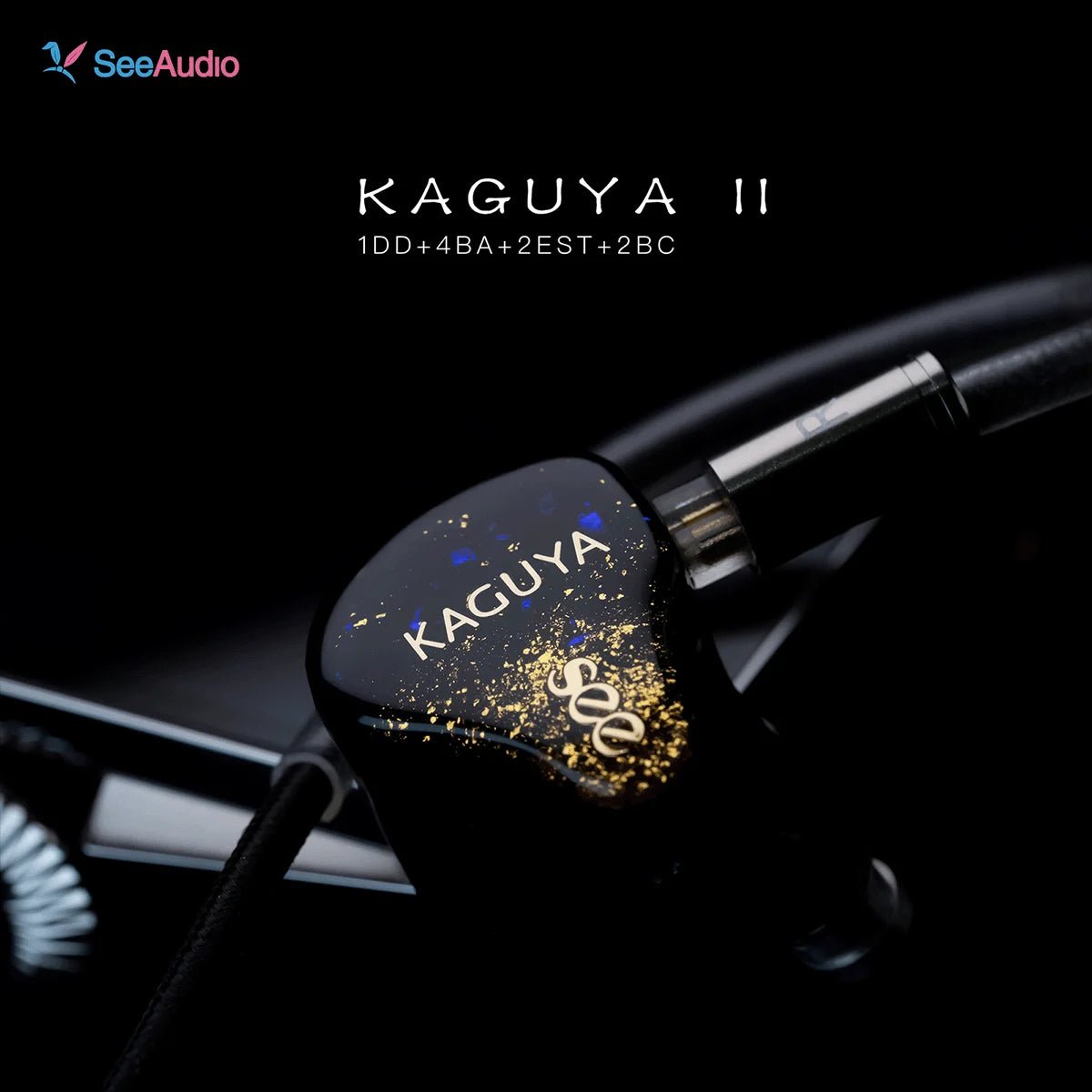 SeeAudio KAGUYA II 1DD+4BA+2EST+2BC In - ear Earphone - The HiFi Cat