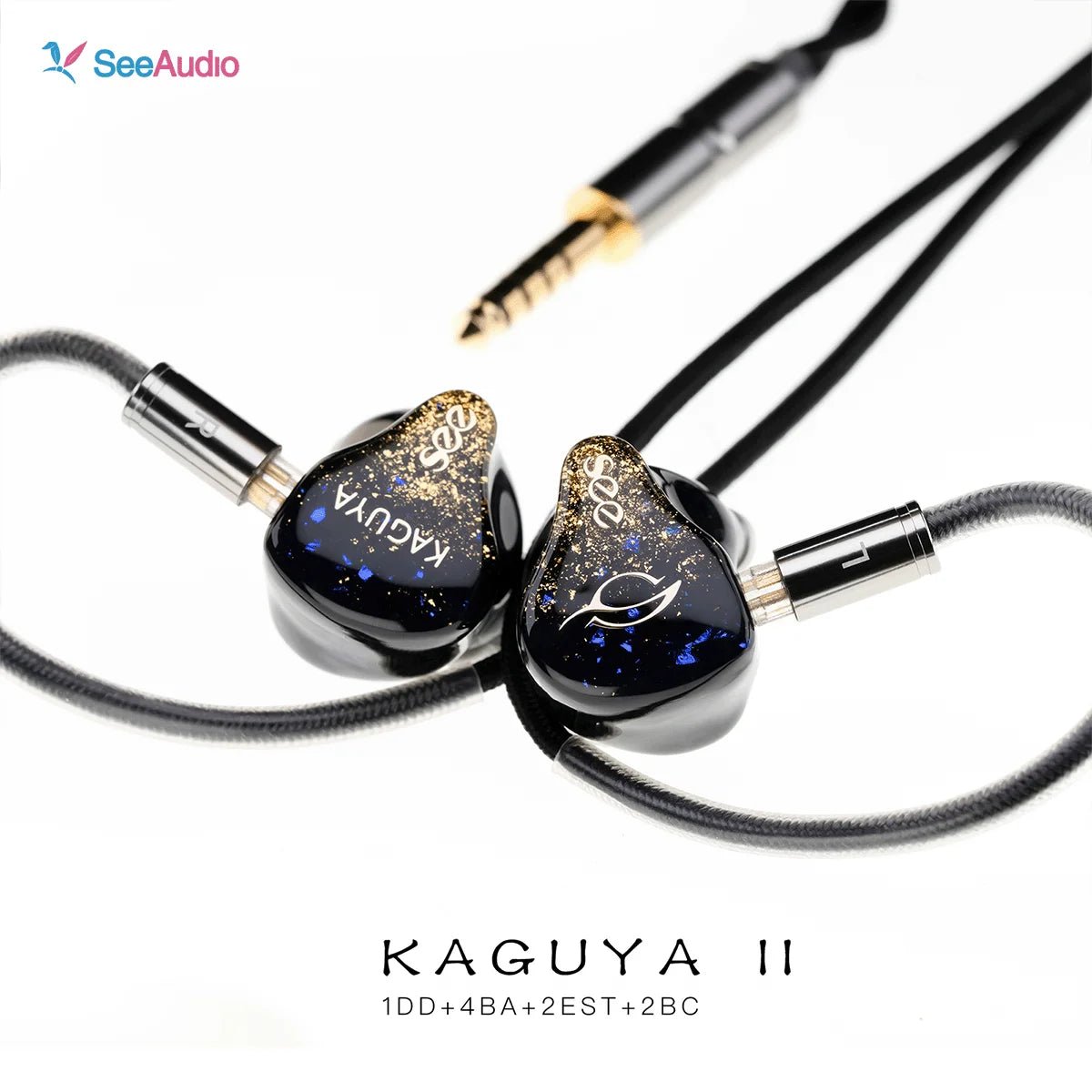 SeeAudio KAGUYA II 1DD+4BA+2EST+2BC In - ear Earphone - The HiFi Cat