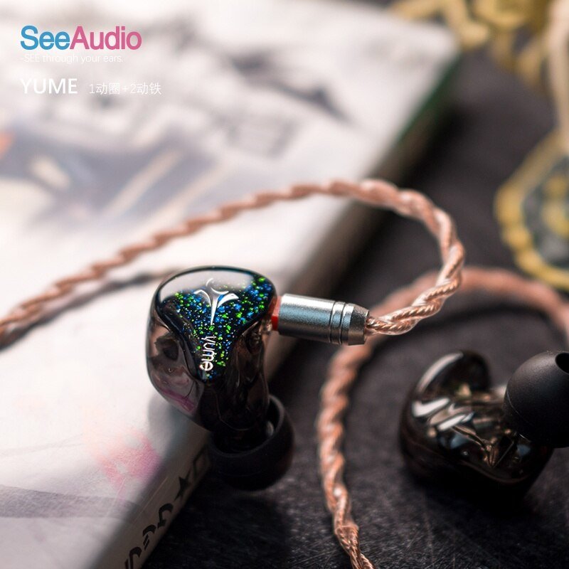 SeeAudio Yume 2BA 1DD Earbuds Hybrid Drive Unit Earphone HIFI Monitor IEM - The HiFi Cat