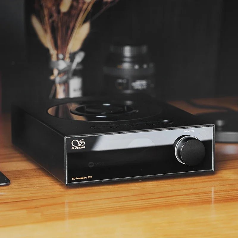 SHANLING ET3 CD Transport Music Player Wireless Bluetooth WiFi Streaming Hi - Res Audio Full - Featured Digital Turntable - The HiFi Cat