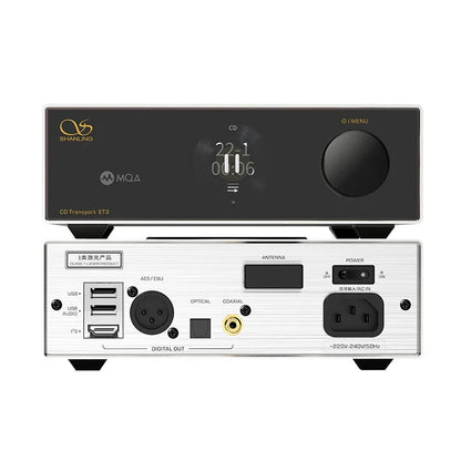 SHANLING ET3 CD Transport Music Player Wireless Bluetooth WiFi Streaming Hi - Res Audio Full - Featured Digital Turntable - The HiFi Cat