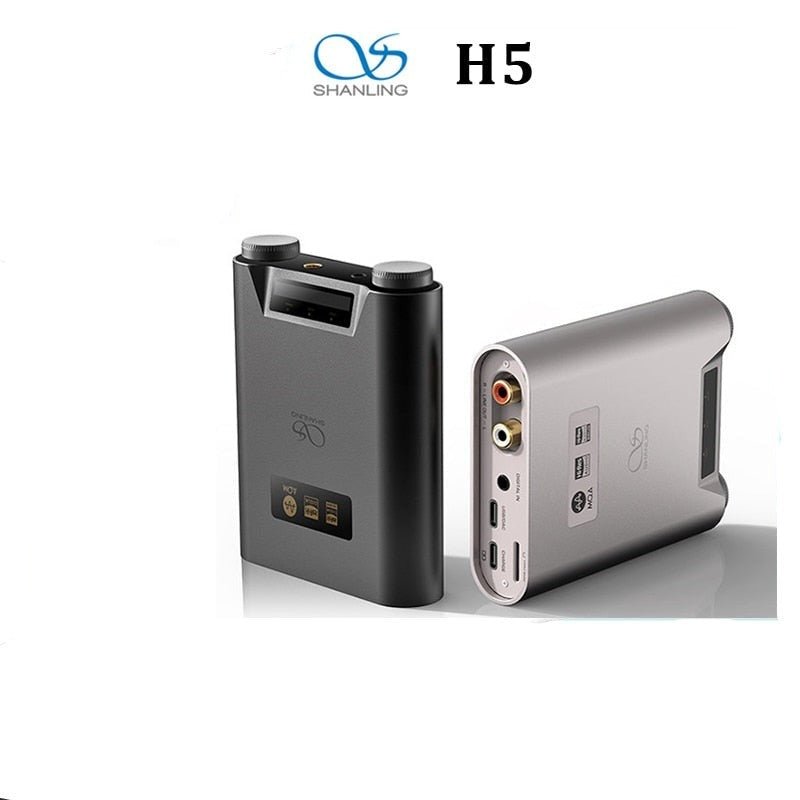 SHANLING H5 MQA Portable DAC Headphone Amplifier AMP dual AK4493SEQ - The HiFi Cat