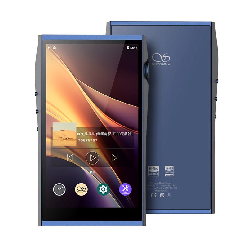 SHANLING M7T Android 13 Portable Hi - Res Audio Player Dual AKM AK4498EX AK4191 DAC AMP Reference Sound Two - way Bluetooth LDAC - The HiFi Cat