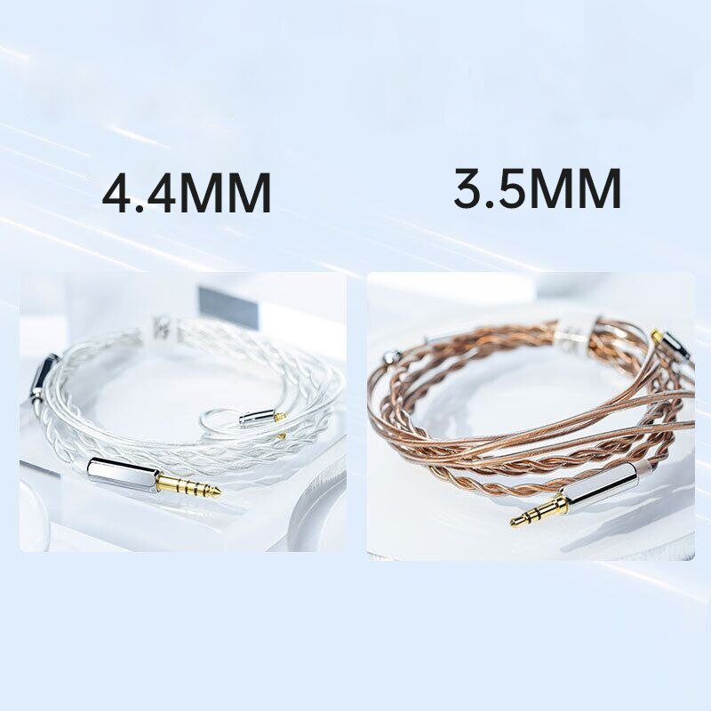 SHANLING ME500 Shine In - ear Earphone 2BA+1DD Hybrid Driver Earbuds with 3.5mm 4.4mm IEMs MMCX Detachable Cable - The HiFi Cat