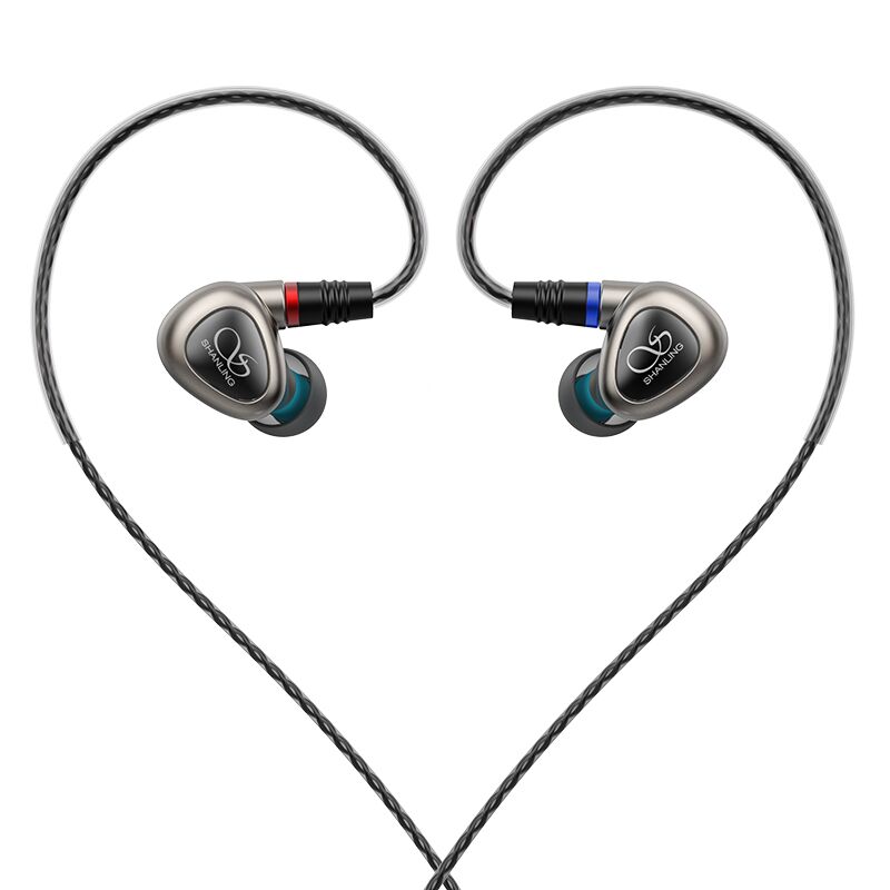 Shanling ME80 In Ear Earphone 10mm Dynamic Driver Headset Hi - Res Audio Earbuds HiFi Earphone with MMCX Connector - The HiFi Cat