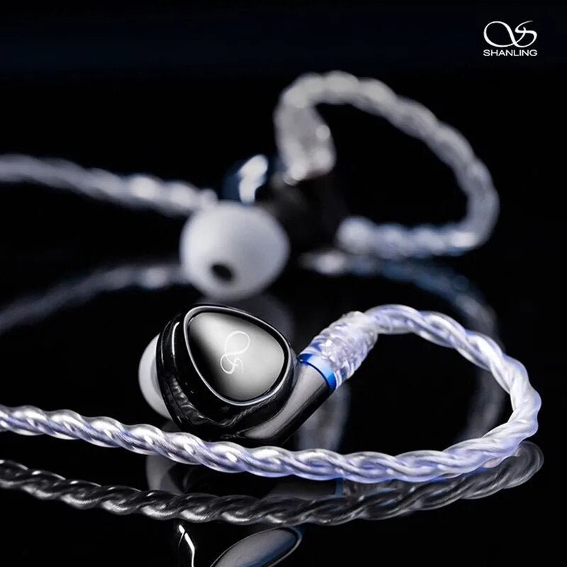 SHANLING MG100 Hi - Res MMCX 3.5mm+4.4mm Dynamic Earphones IEM - The HiFi Cat