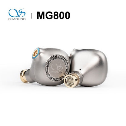 SHANLING MG800 34TH Dual Dynamic Drivers In - ear Earphone Headset Semi - open Acoustic Design MMCX Cable 2.5+3.5+mm Plug Earbuds - The HiFi Cat