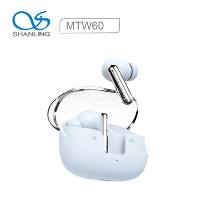 Shanling MTW60 TWS Earphone 13mm DLC ANC Bluetooth 5.3 True Wirless Earphone - The HiFi Cat